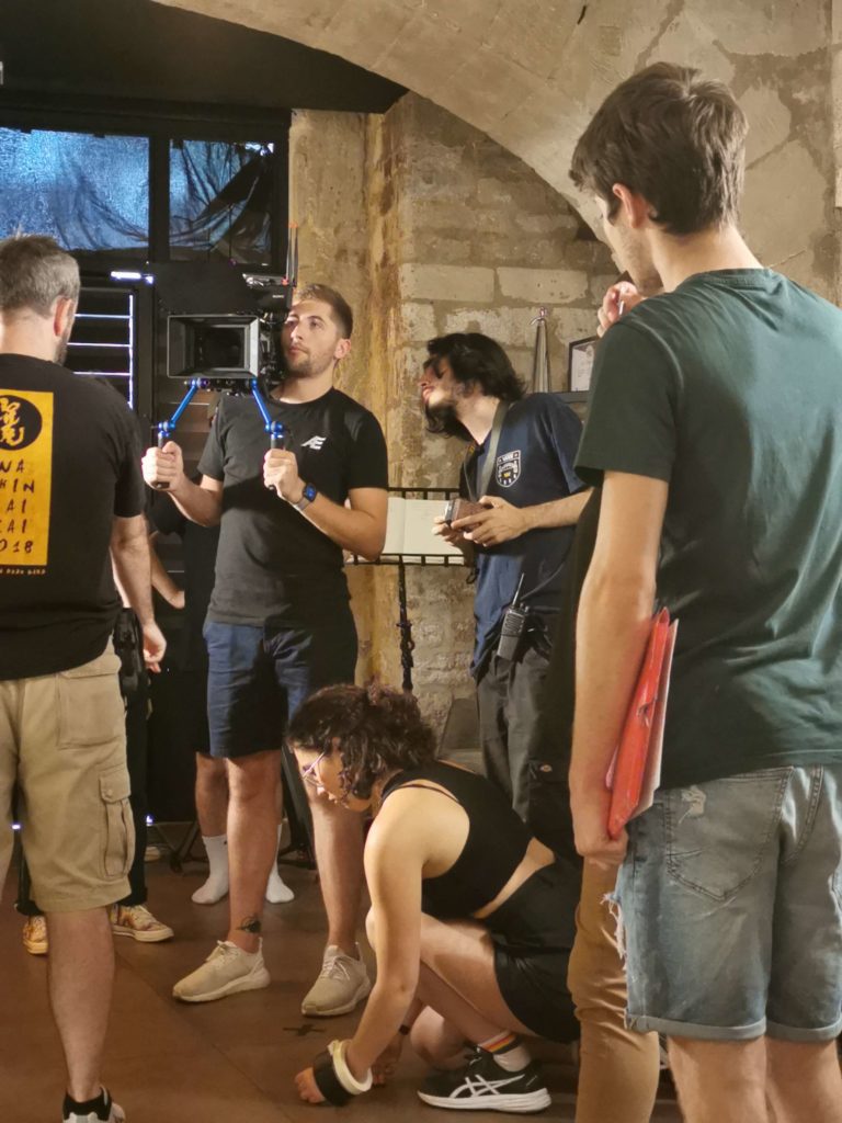 Tournage étudiants Cinécréatsi