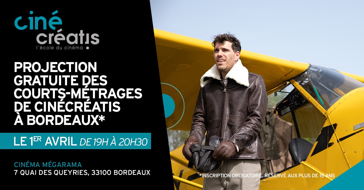 projection film cinecreatis au cinéma bordeaux
