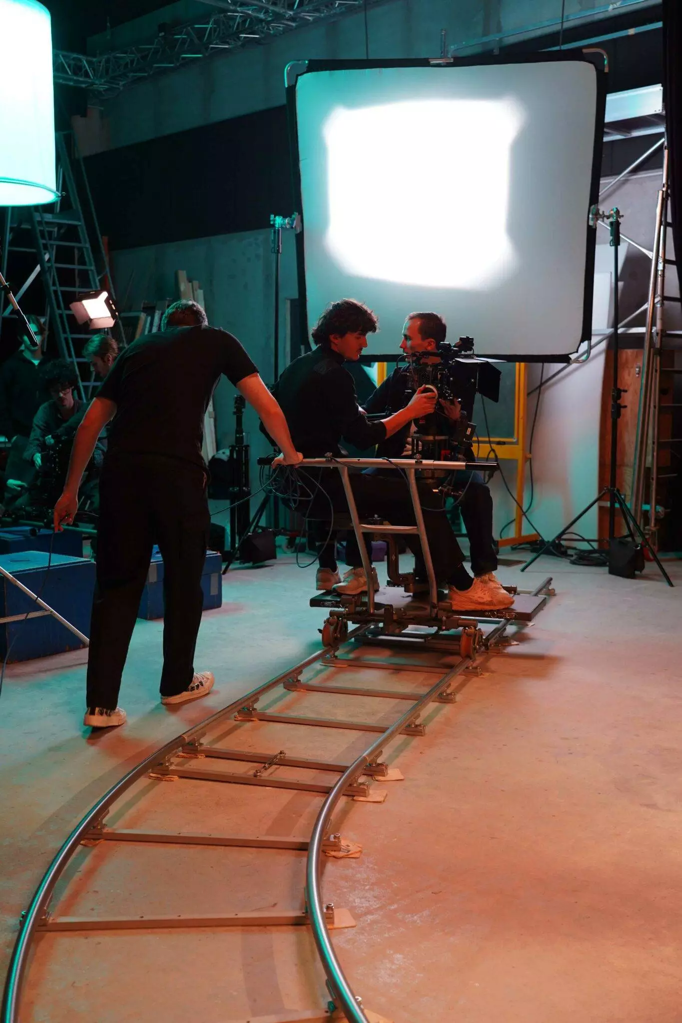 équipe de tournage de film