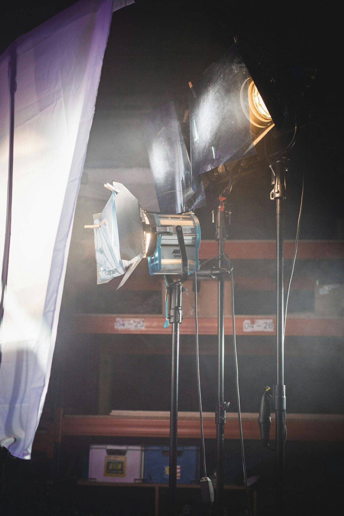 lumière pour l'éclairage de cinema