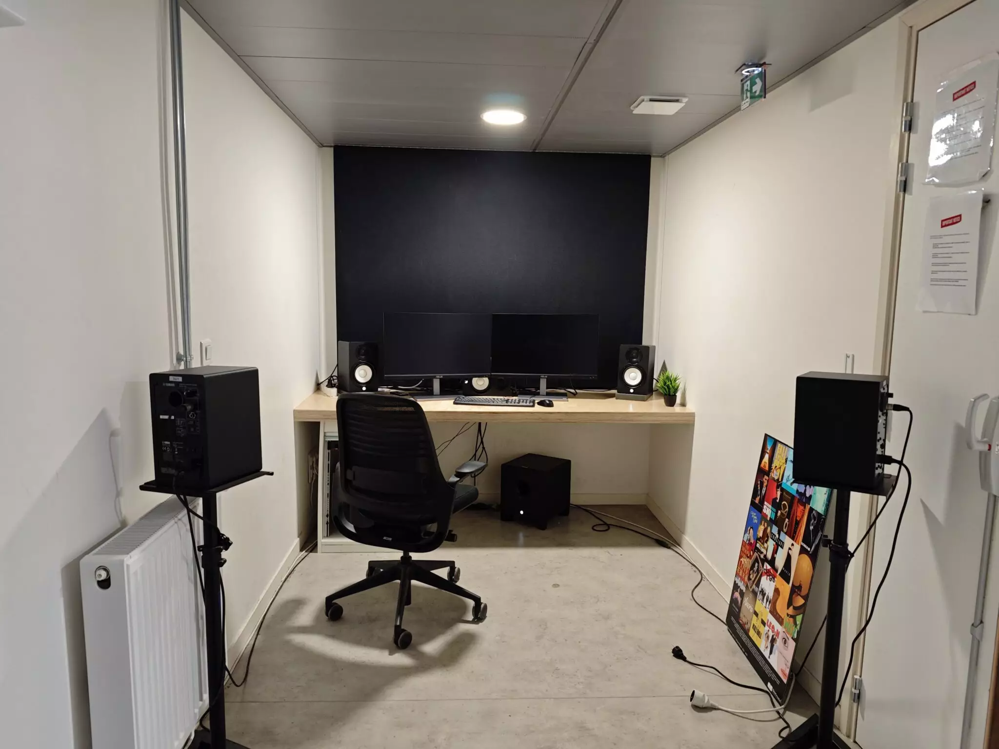 Bureau pour faire de la post-production