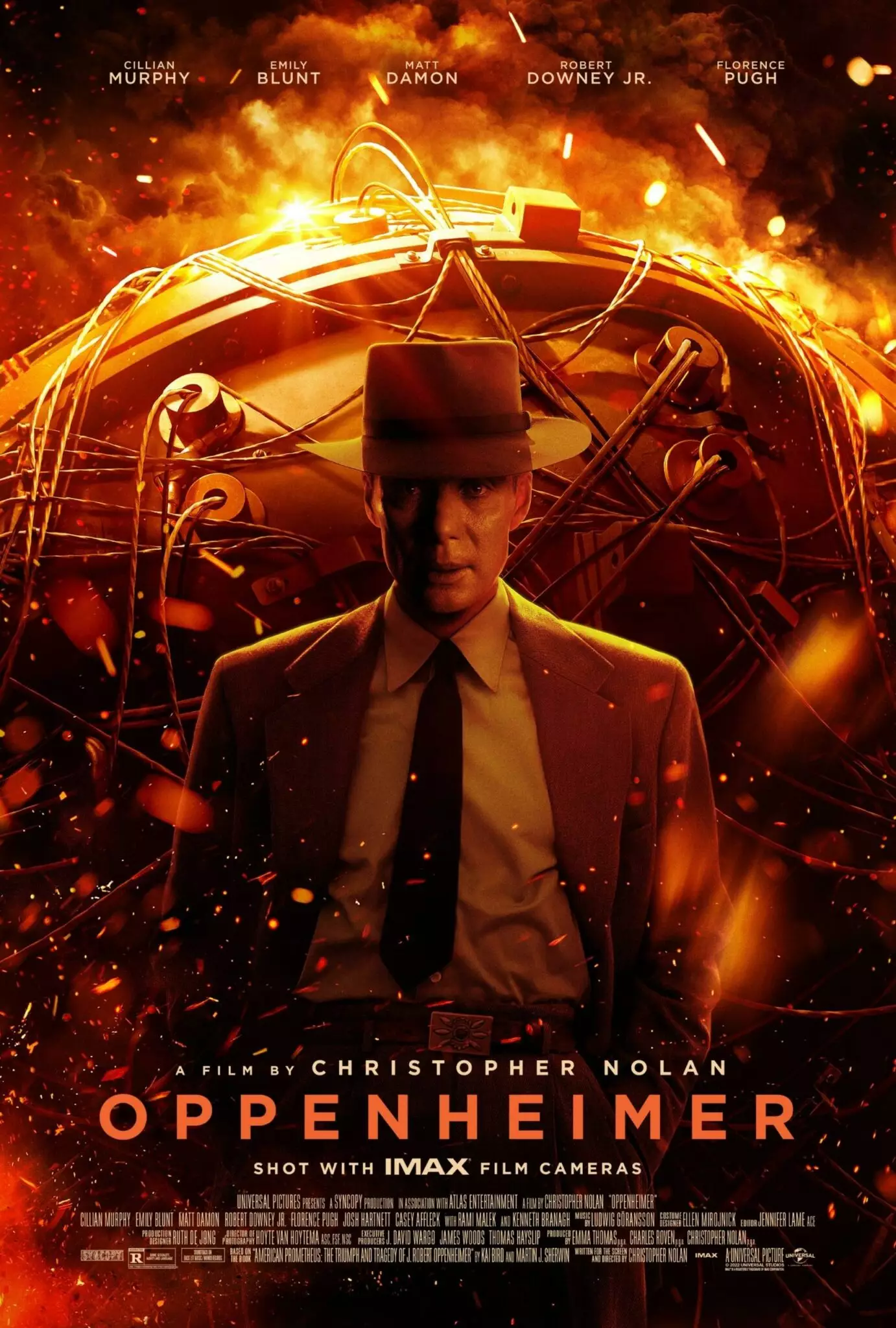 Affiche oppenheimer christopher nolan